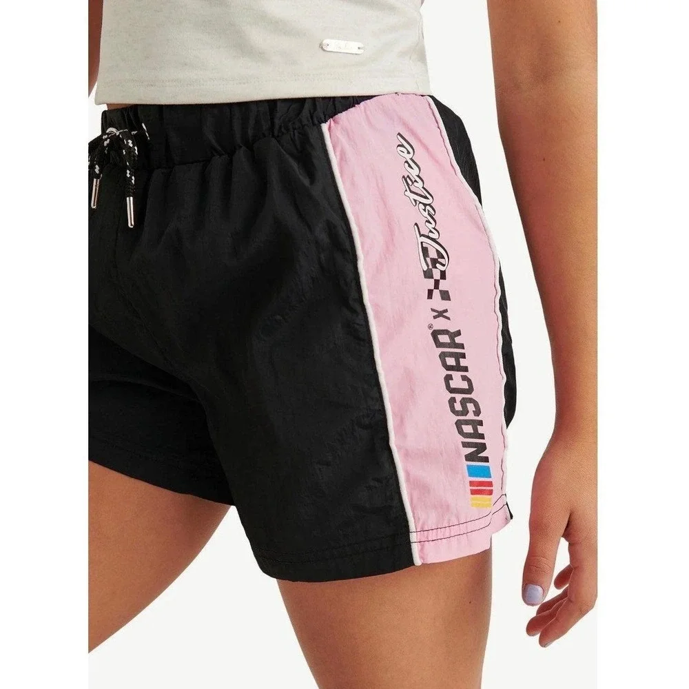 Justice Girl's NASCAR X Justice Collab Short, Sizes Medium 10 preppy chic summer